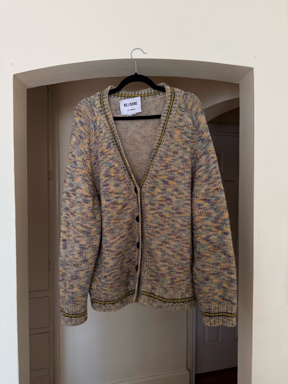 Re/Done 90s Knit Cardigan - Pastel Speckle